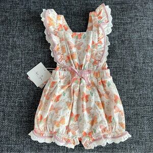 NWT Love & Grow Butterfly Romper Shortie Size 24 Months